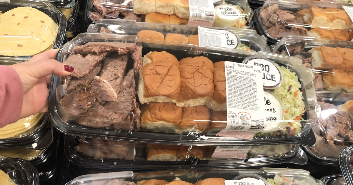 This PitSmoked Brisket Slider Kit From Costco Makes Dinner SO Easy