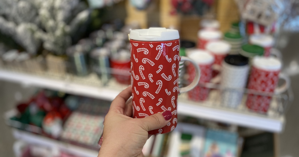 candy cane travel mug at Target