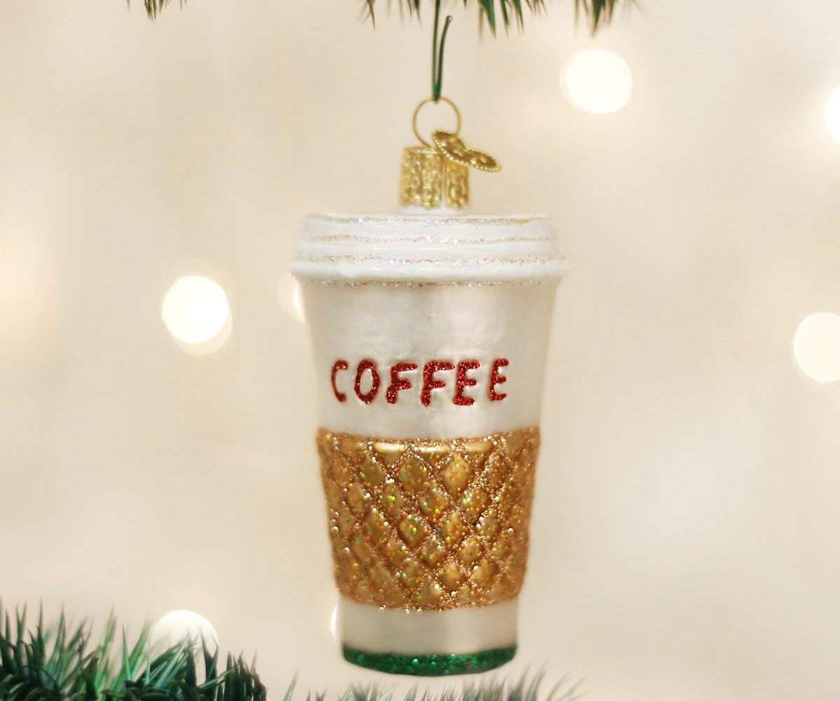coffee Christmas ornament