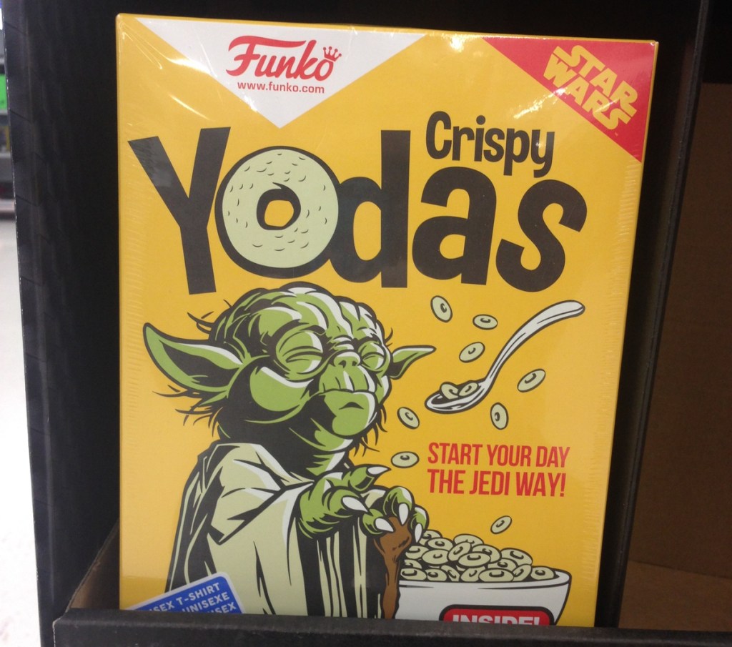 Crispy Yodas boxed T-shirt
