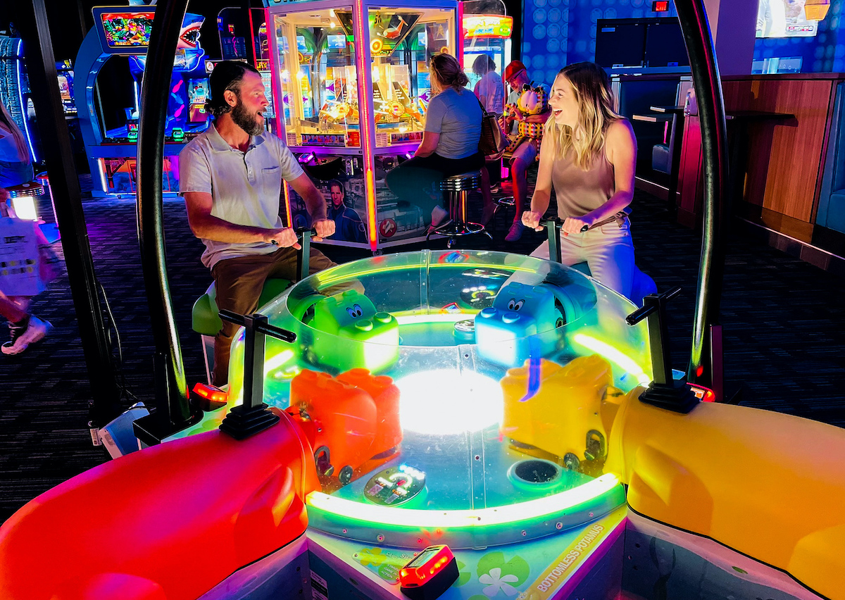 Dave and Buster's Coupons + New LifeSize Hungry Hippo Game!