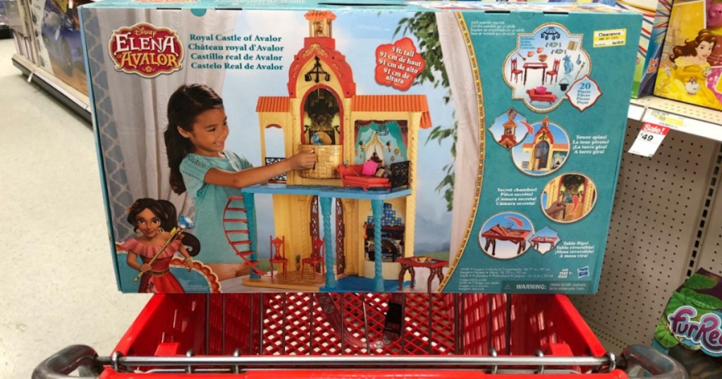 disney elena of avalor castle on target cart