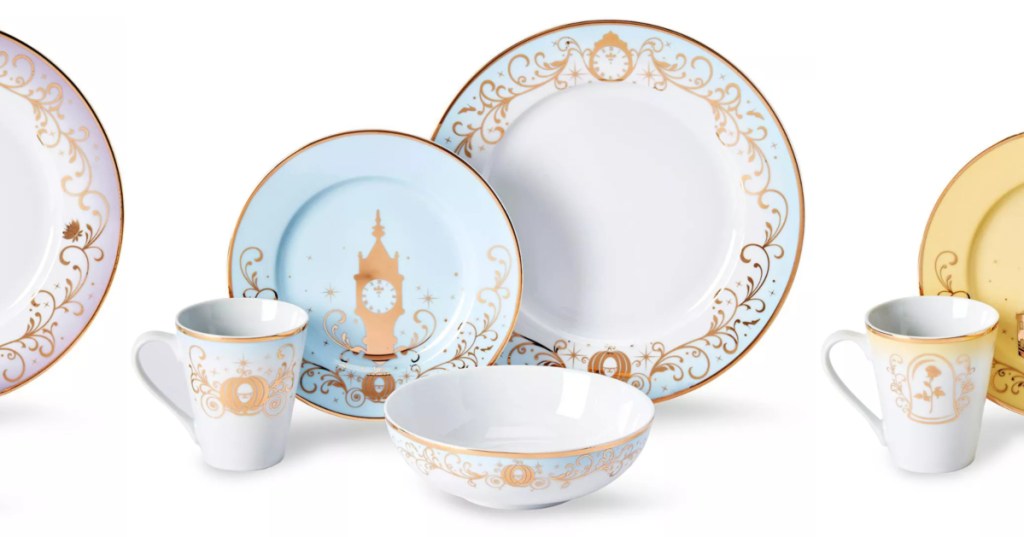 Cinderella-inspired dinnerware set