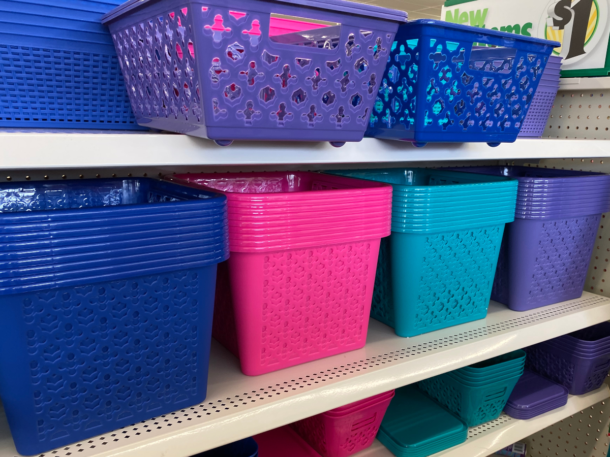 Plastic shoe discount boxes dollar tree