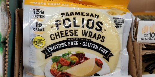 Folio Parmesan Cheese Wraps at Costco | Lactose-Free, Gluten-Free & Low Carb