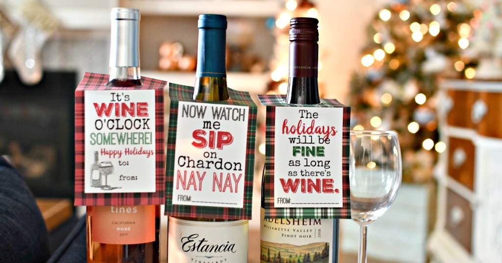 Free Printable Holiday Wine Bottle Gift Tags Easy Christmas Gift Idea free-printable-holiday-wine-bottle-gift-tags-easy-christmas-gift-idea