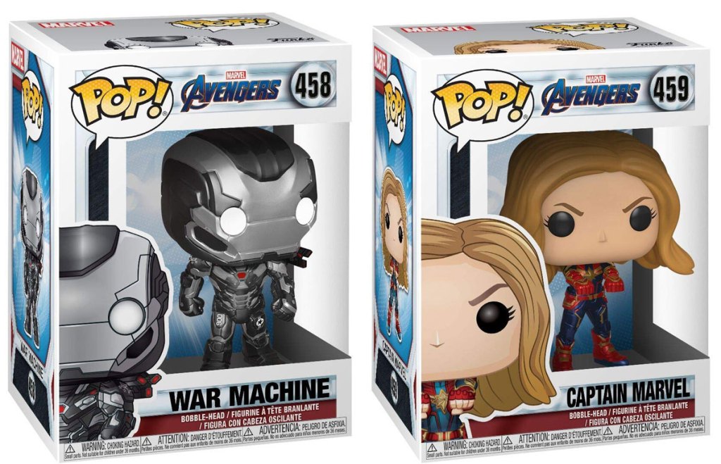 war machine and captain marvel pop!