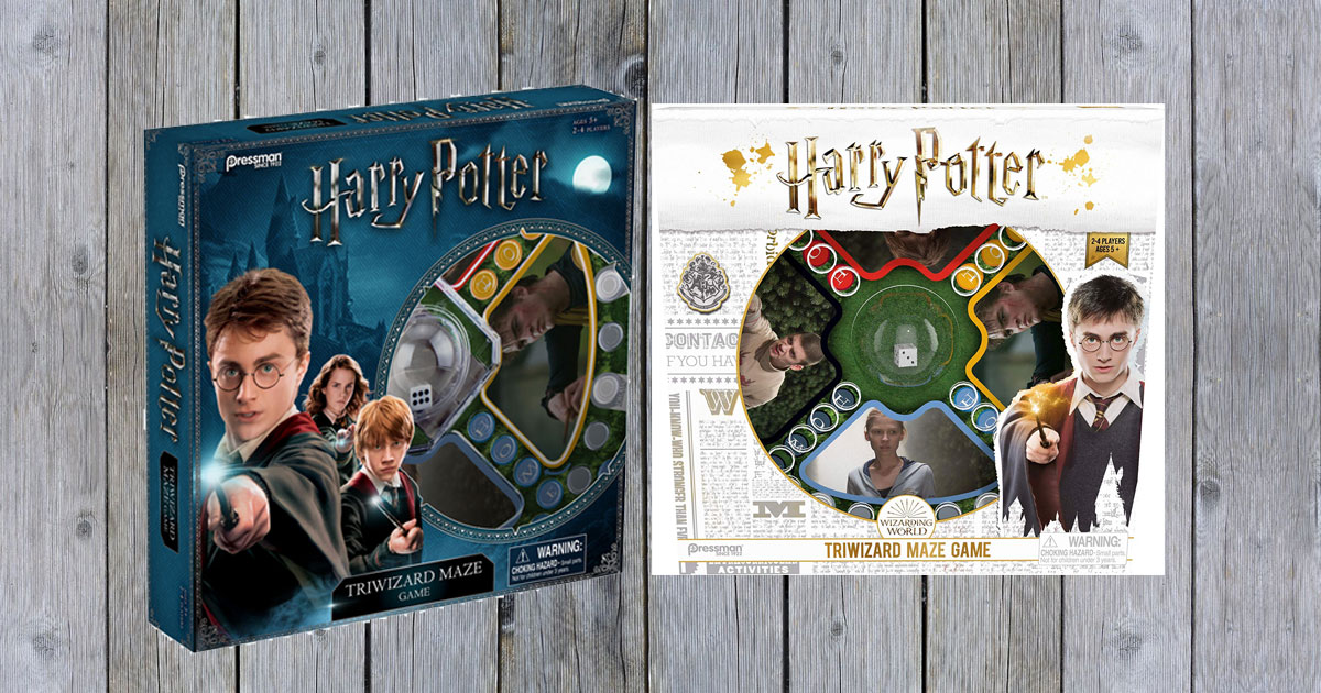 two stock images of a Harry Potter board game