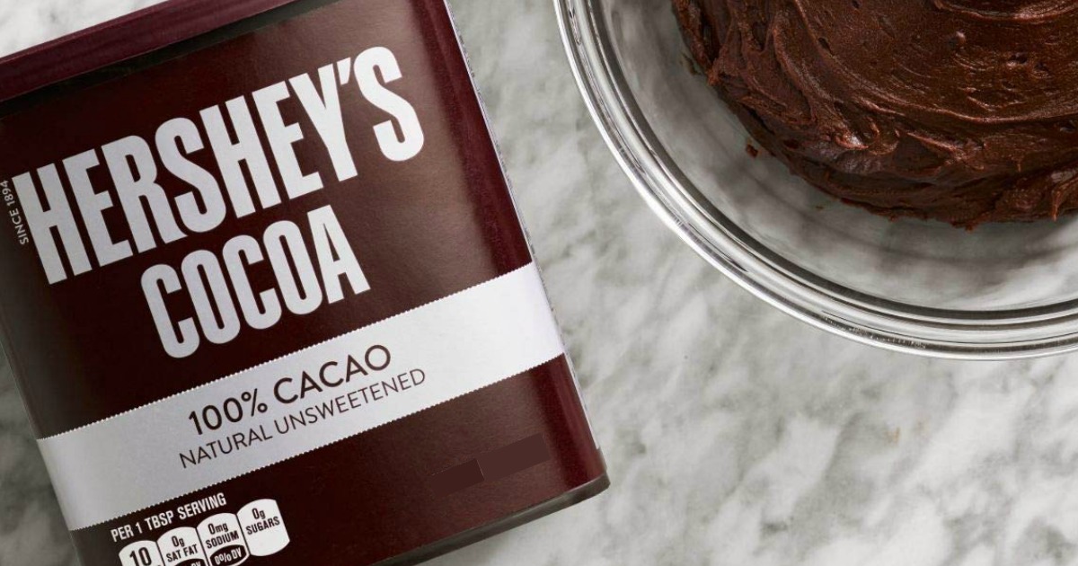 HERSHEY'S, Naturally Unsweetened Sugar Free Cocoa, Gluten Free Baking  Supplies, 16 oz, Container - DroneUp Delivery