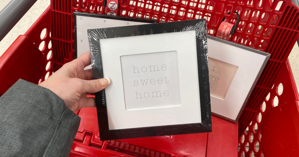 Home Sweet Home framed sign at Target
