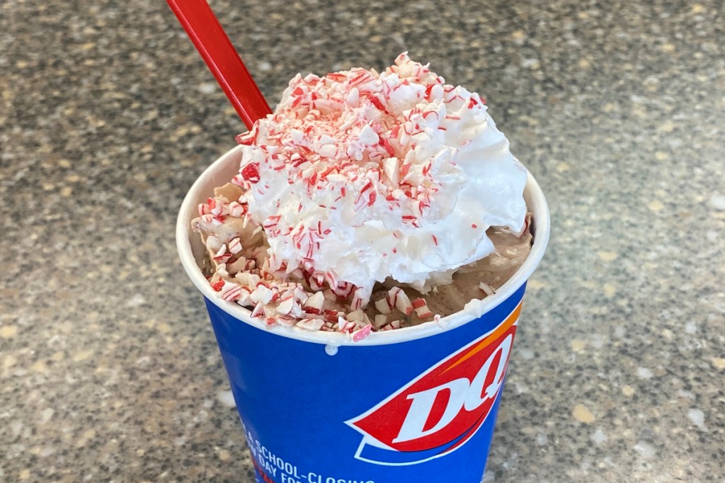 Dairy Queen's December Blizzard of the Month is Peppermint Hot Cocoa