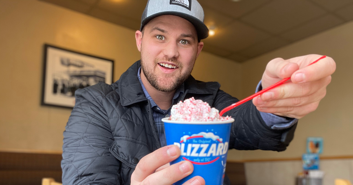 Dairy Queen's December Blizzard of the Month is Peppermint Hot Cocoa