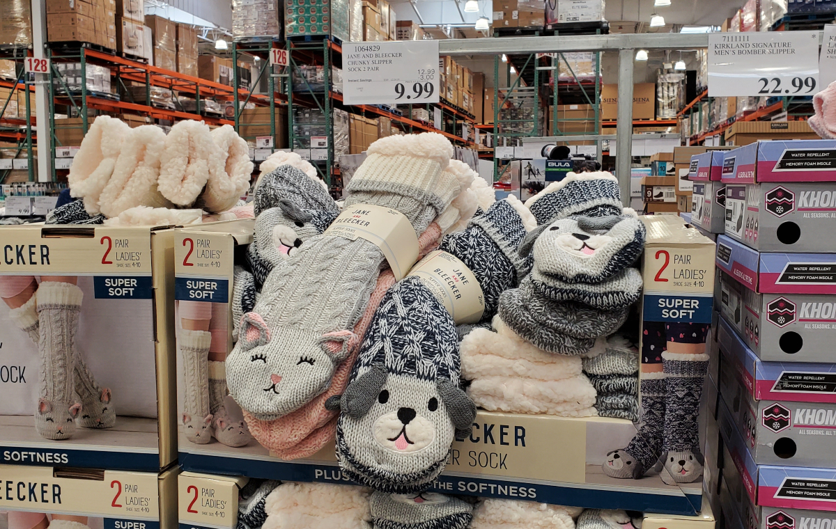 animal sock slippers