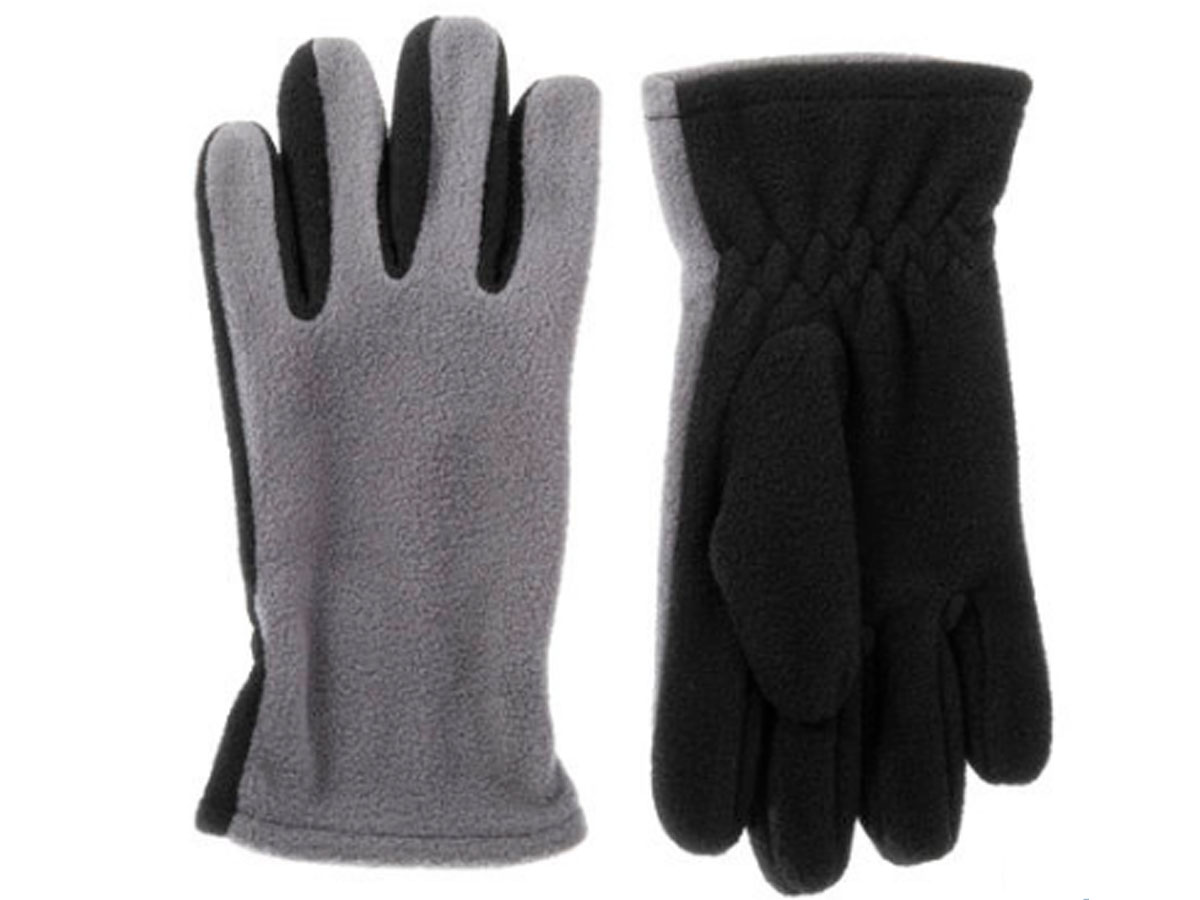 isotoner kids fleece gloves stock image