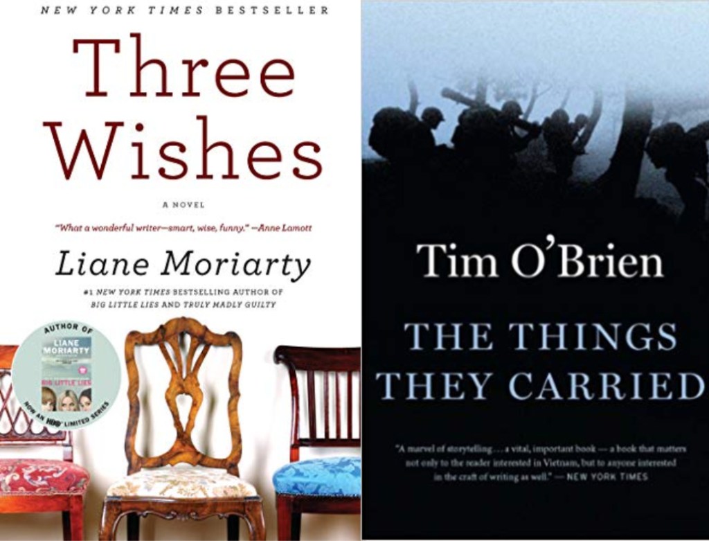 three wishes, the things they carried book covers