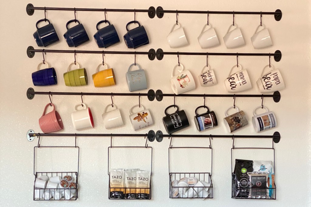The Best Wall Mounted Coffee Mug Racks from Amazon (Starting at $12!)