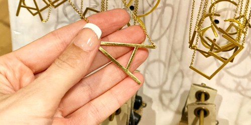 ** This Anthropologie Letter Necklace Just Dropped to the Lowest Price – UNDER $15!