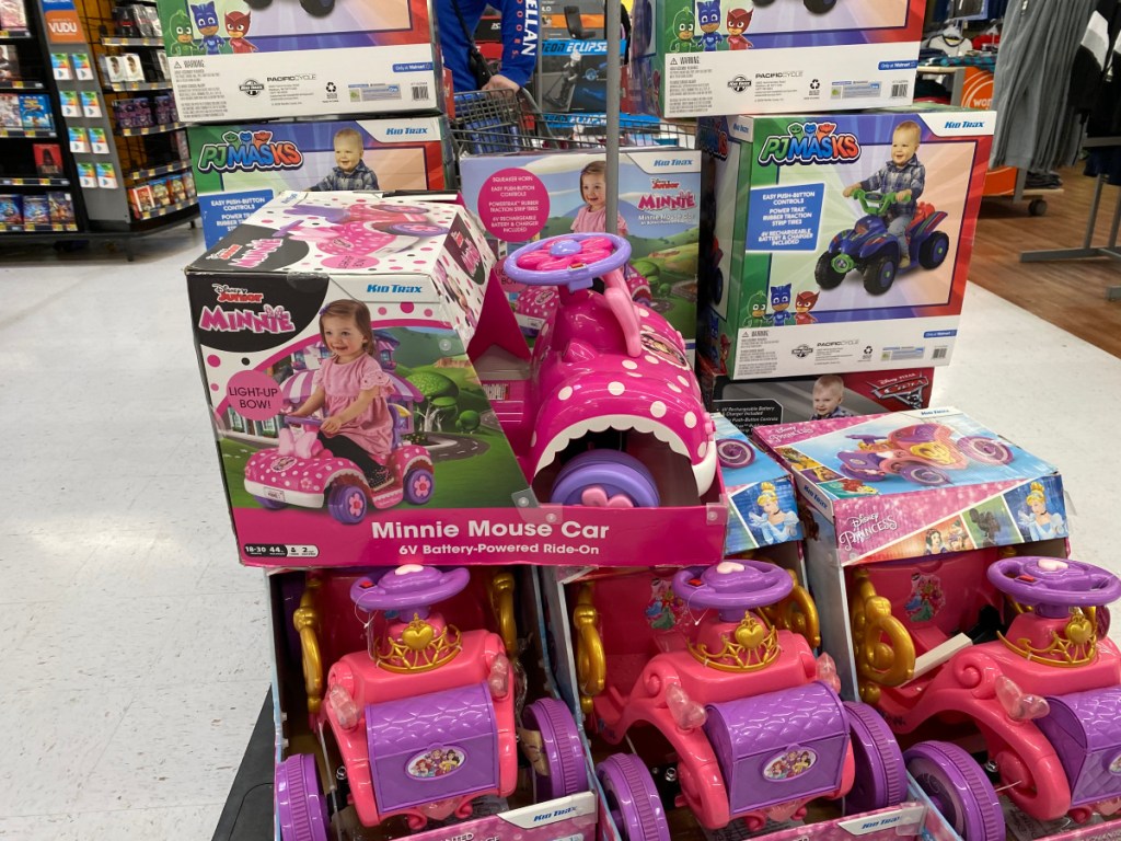 minnie mouse car in store