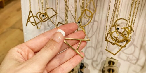 This Anthropologie Letter Necklace Just Dropped to the Lowest Price Ever – UNDER $15!