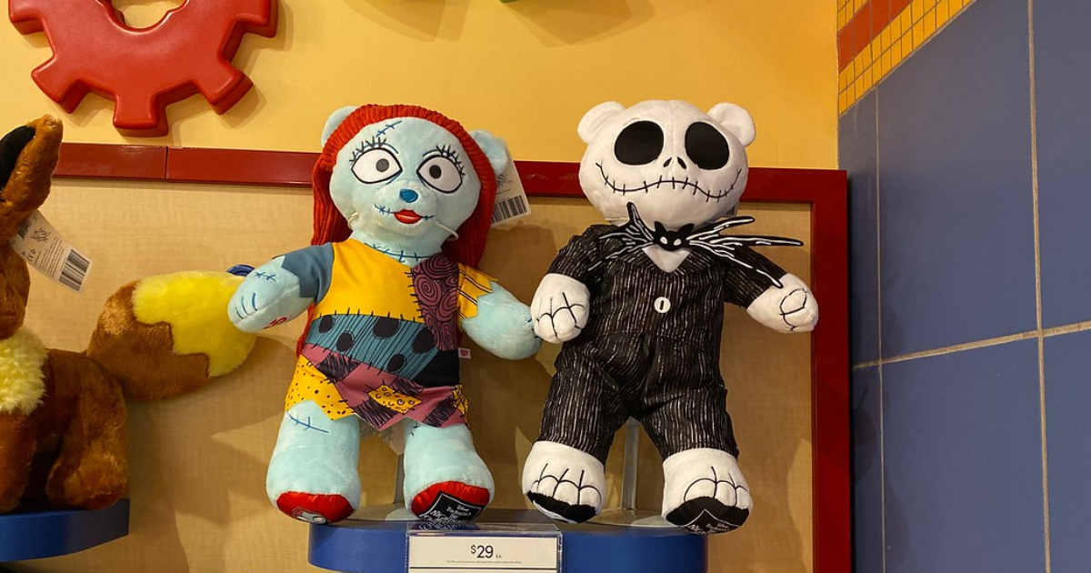 The Nightmare Before Christmas characters at Build a Bear