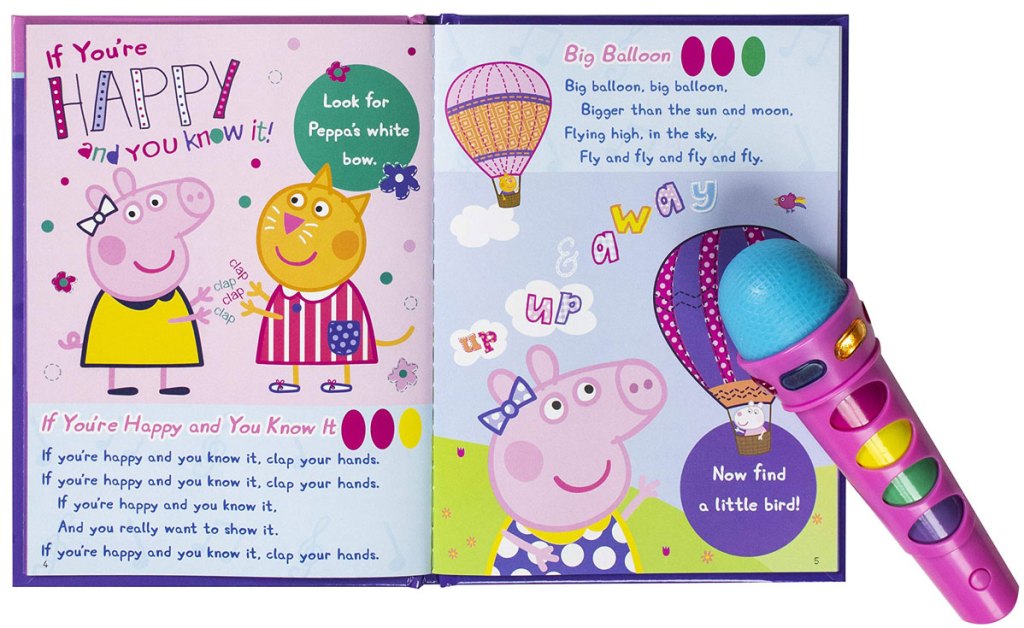 stock image Peppa Pig Sing with Peppa! Microphone and Look and Find Sound Activity Book Set