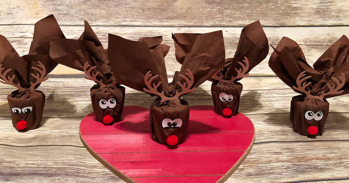 Need a Last Minute Gift Idea for Your Kiddo’s Class? Make Mini Reindeer!