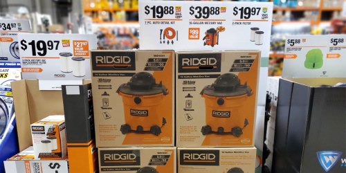RIDGID 9-Gallon Wet/Dry Vac Only $39.88 Shipped (Regularly $99) | Great Gift for Dad