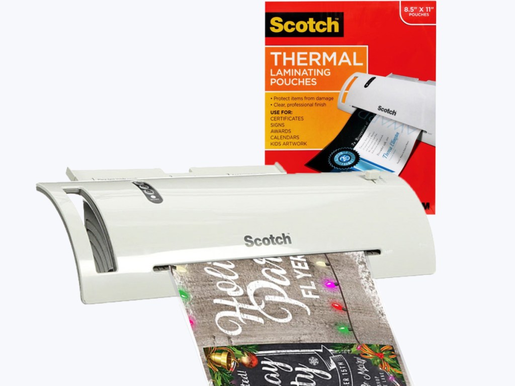 scotch laminator and thermal pouches