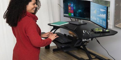 Electric Adjustable Sit-to-Stand Desk Only $159.98 Shipped (Regularly $251)