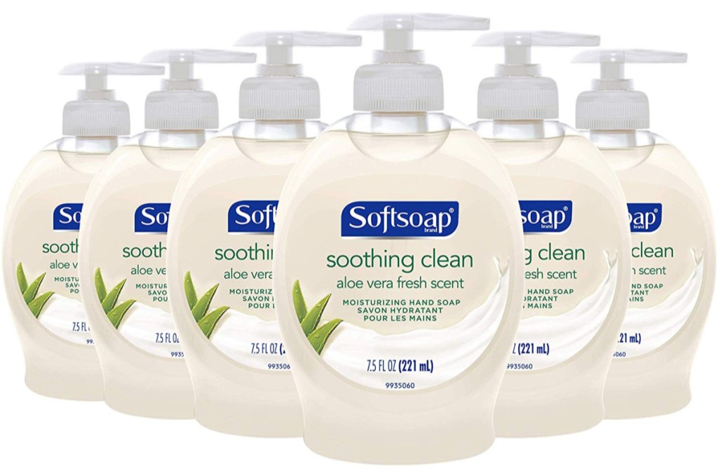 softsoap soothing clean aloe vera fresh scent