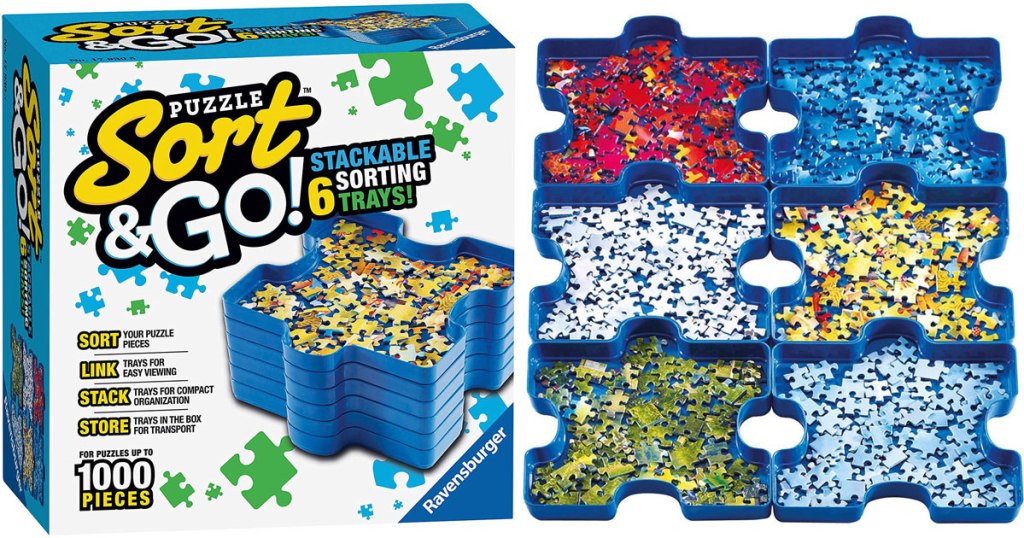 Ravensburger Sort and Go Jigsaw Puzzle Accessory stock image