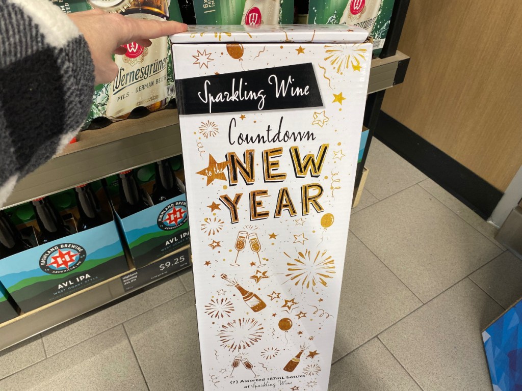 ALDI sparkling wine calendar