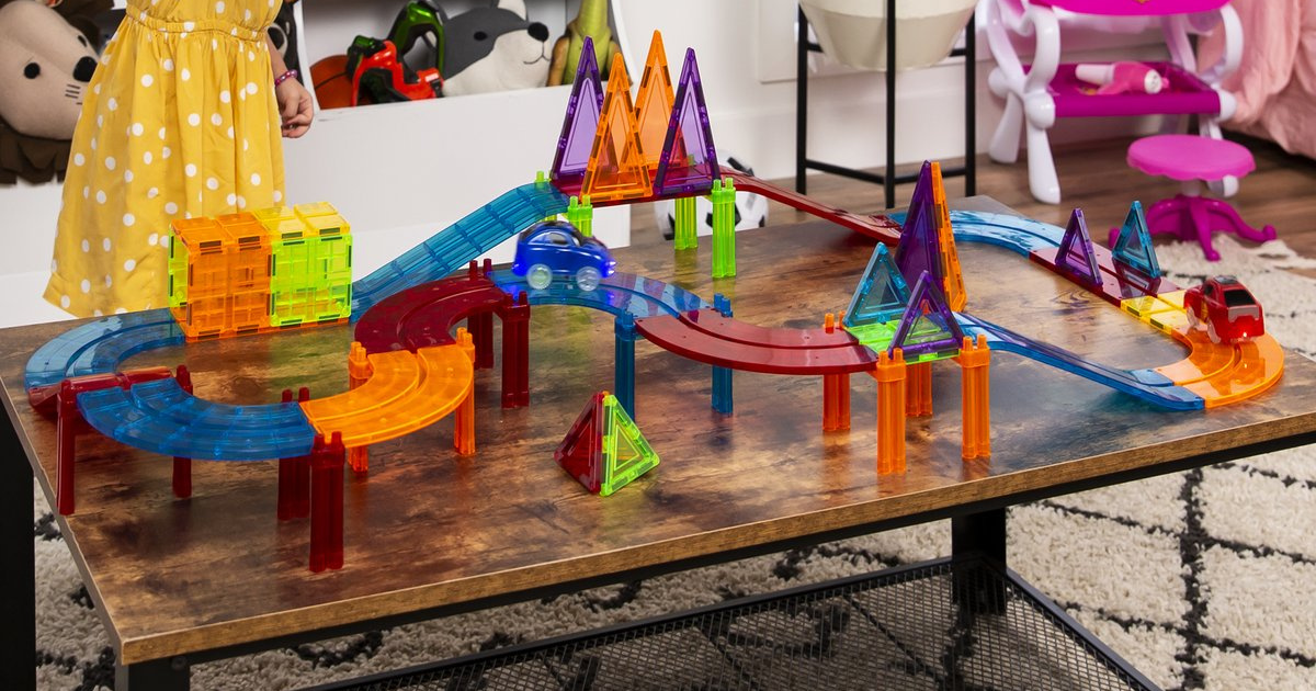 magnetic race car track