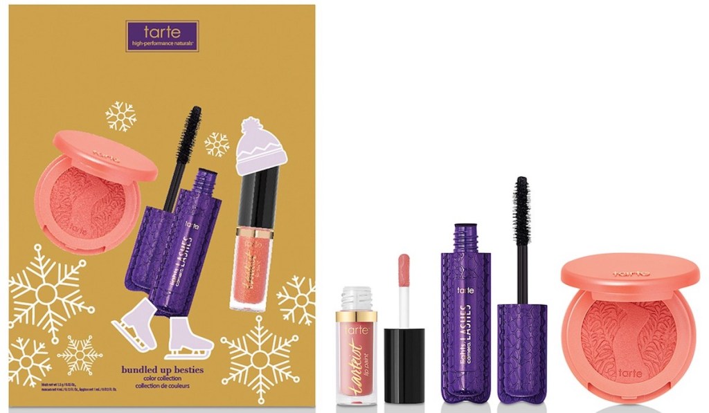 tarte bundled up besties cosmetics set