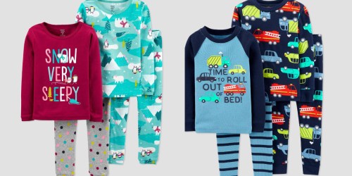 Toddler 4-Piece Pajama Sets Only $7.99 at Target (Regularly $15)