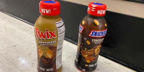 New Twix & Snickers-Flavored Chocolate Milk