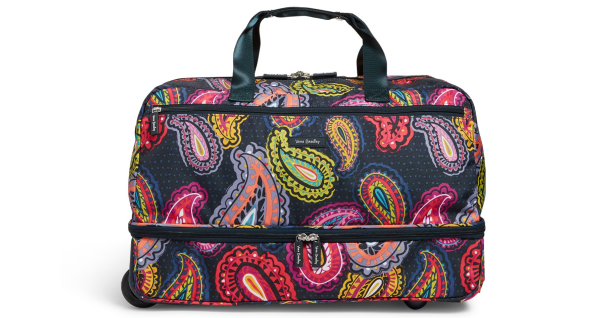 vera bradley suitcase with wheels