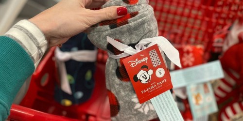 Kids Holiday Fleece Pants Only $3.50 Shipped at Target.com | Disney, Rudolph + More