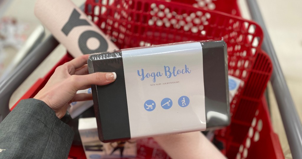 yoga block at Target