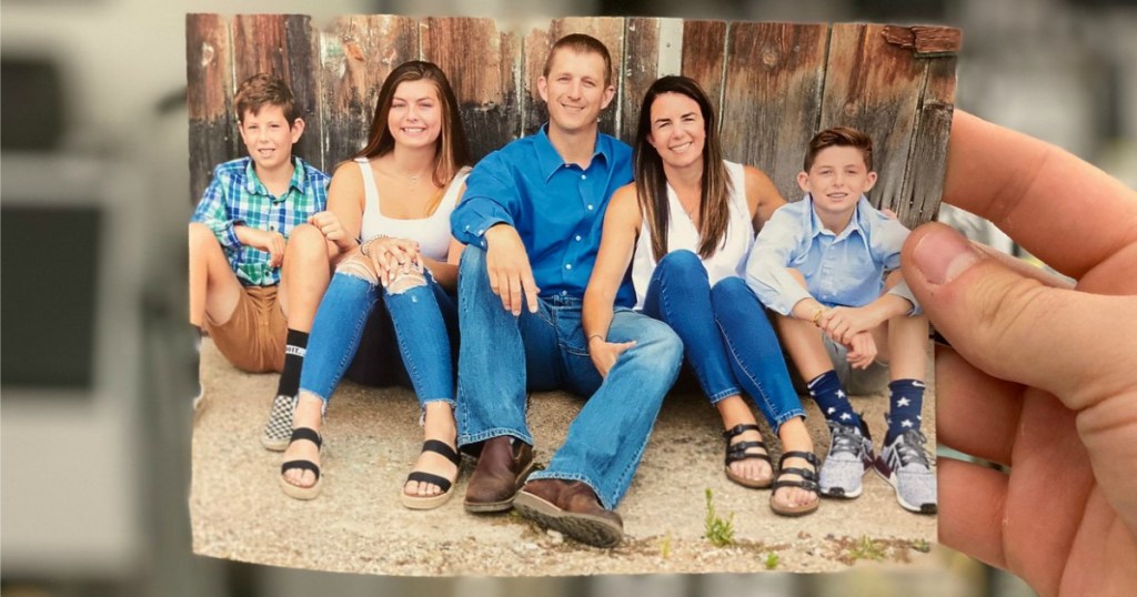 5x7 Photo Print with Family