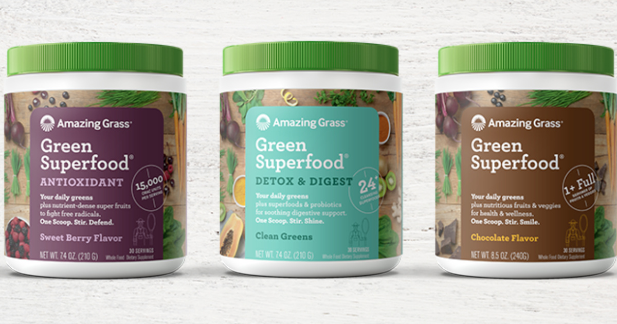 Up to 50 Off Amazing Grass Superfood Products at Amazon