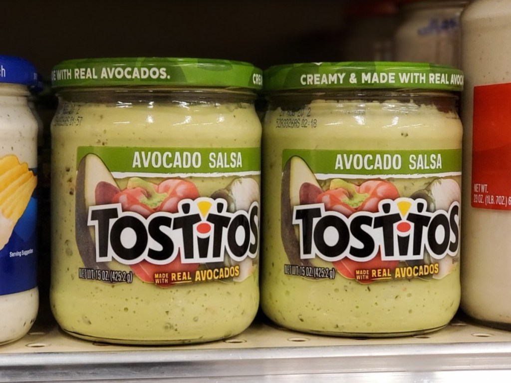 2 jars of Tostitos Avocado Salsa