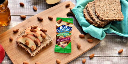 Blue Diamond Almonds 32-Count On-the-Go Bags Only $5.89 Shipped at Amazon | Just 100 Calories Each