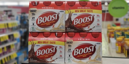 Boost Nutritional Drink 6-Packs Only $1.99 Each After CVS Rewards (Just 33¢ Per Bottle)