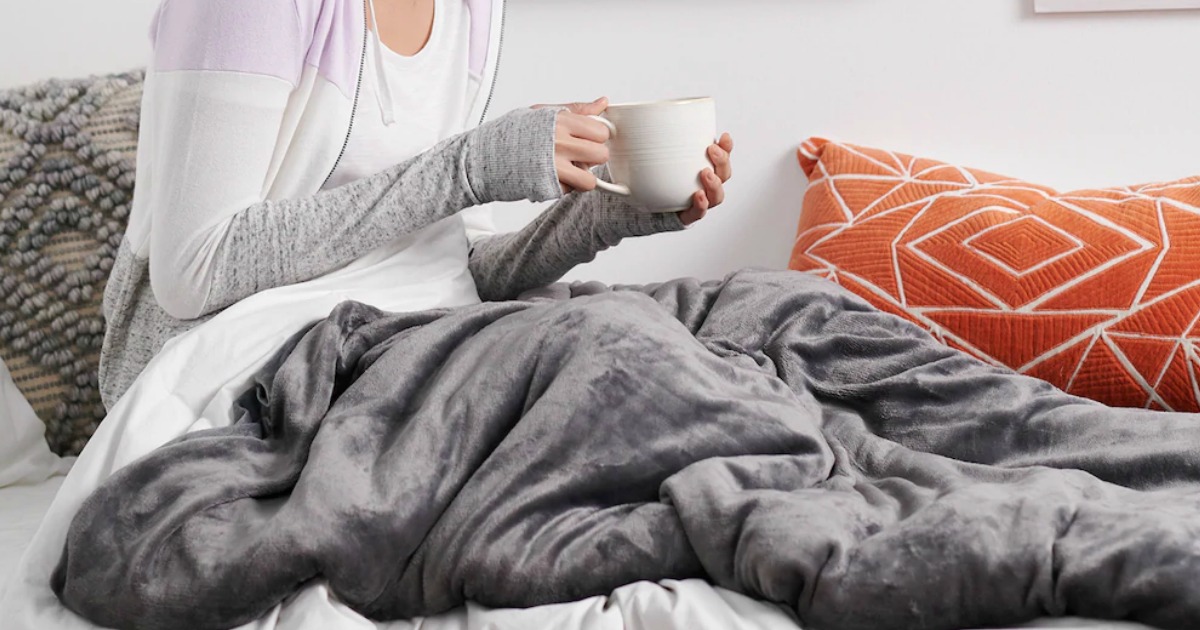 Brookstone Calming Weighted Throw Blanket as Low as $53.54 Shipped at