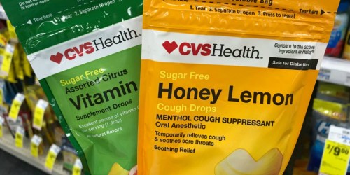 Two FREE CVS Health Cough Drops After Rewards (In-Store Only)