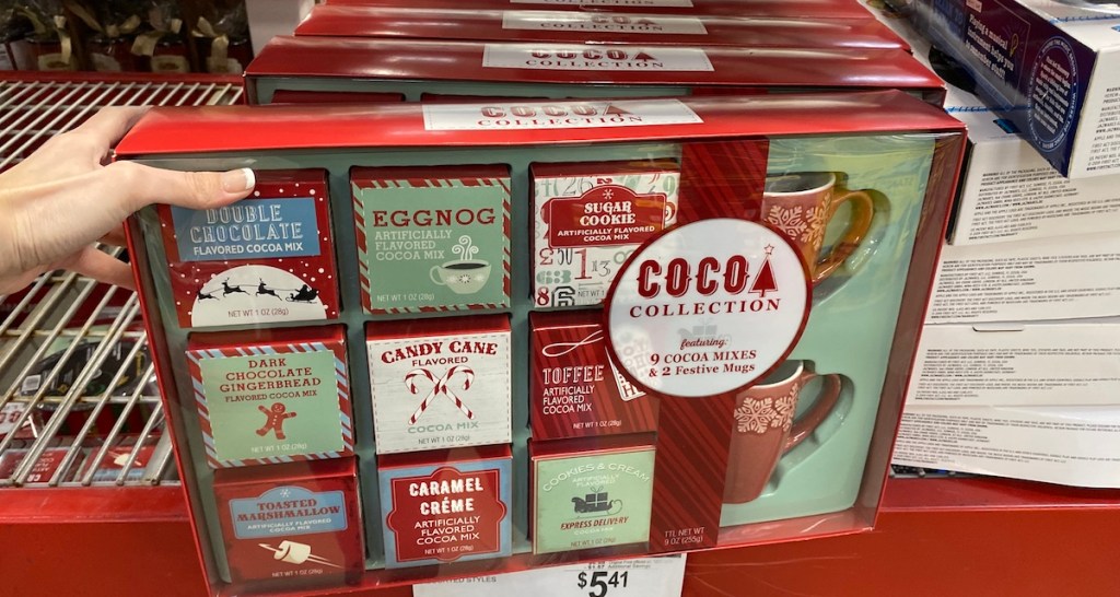 hand holding box of the Cocoa Collection at Sam's Club
