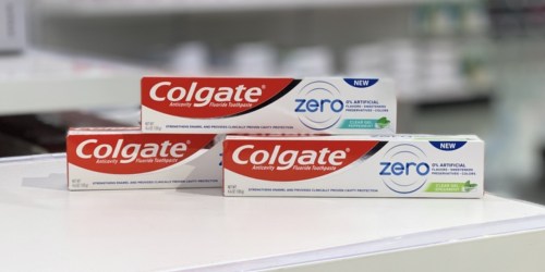 Colgate Zero Toothpaste Only 64¢ After Target Gift Card & Cash Back+ More Oral Care Deals