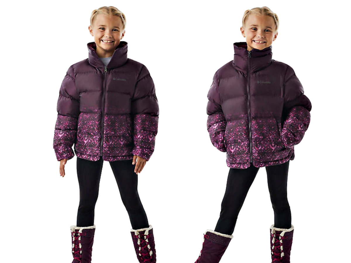 columbia girls puffer jacket