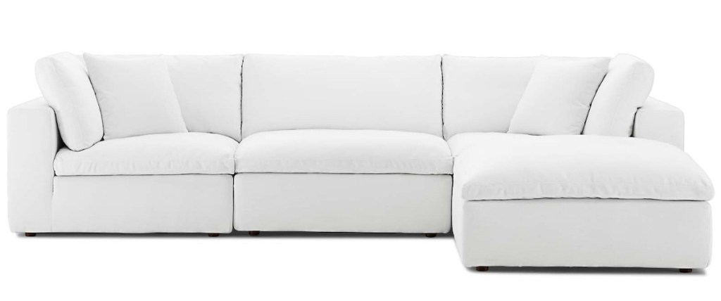 stock photo of white sectional